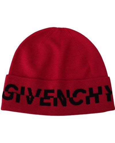 red givenchy hat